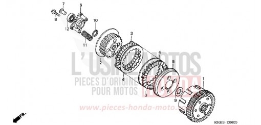 CLUTCH XR125L3 de 2003