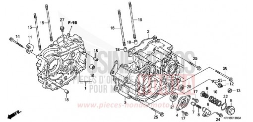 CRANKCASE XR125L5 de 2005