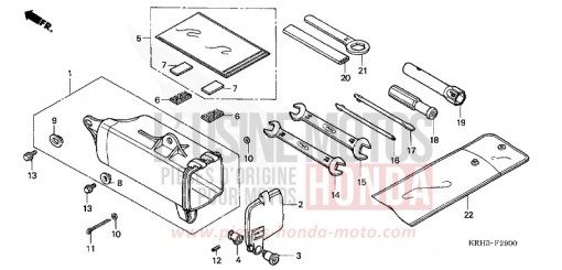 TOOLS XR125L5 de 2005