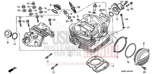 TESTATA XLR125RW di 1998