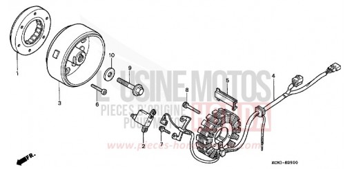 GENERATOR XLR125RW de 1998