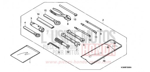 TOOLS XLR125RW de 1998