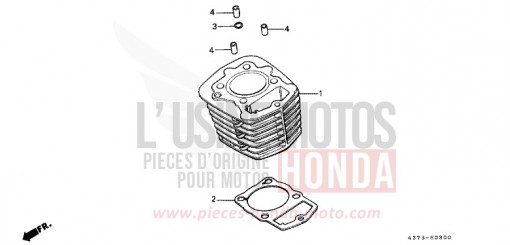 CYLINDER XL125SB de 1981