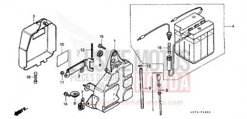 BATTERY XL125SC de 1982