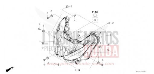 HEADLIGHT NT1100DES de 2025