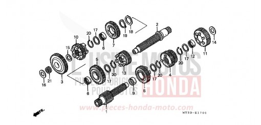 TRANSMISSION ST1100P de 1993