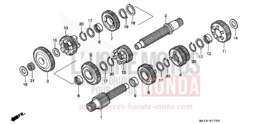 TRANSMISSION ST1100S de 1995