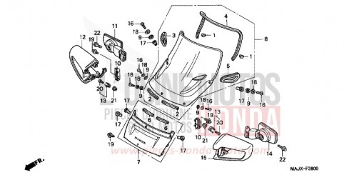 PARABREZZA ST1100X di 1999