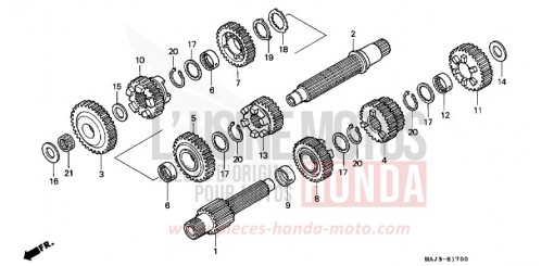 TRANSMISSION ST1100AT de 1996