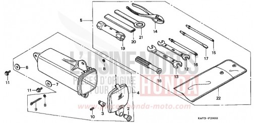 TOOLS NX125K de 1989