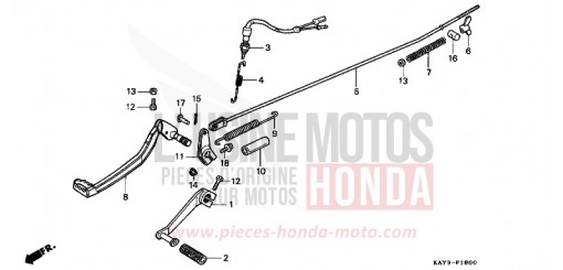 PEDALE NX125K di 1989