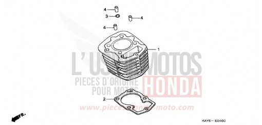 CYLINDER NX125S de 1995