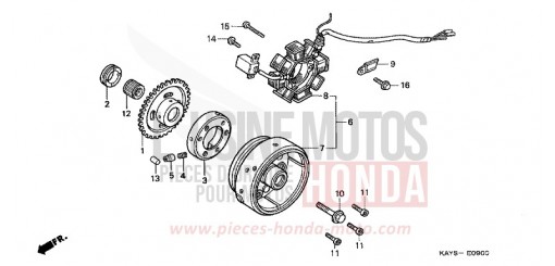 GENERATOR NX125S de 1995