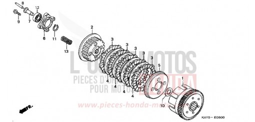 CLUTCH NX125S de 1995