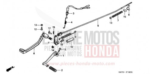 PEDAL NX125S de 1995