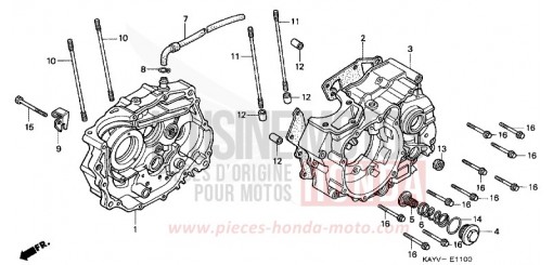 CRANKCASE NX125V de 1997