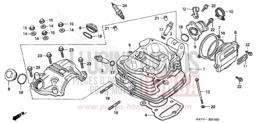 TESTATA NX125V di 1997