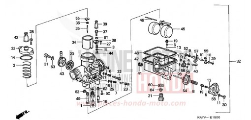 CARBURATORE NX125V di 1997