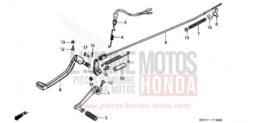 PEDAL NX125V de 1997