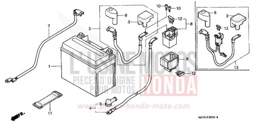 BATTERIA CBR1100XX1 di 2001