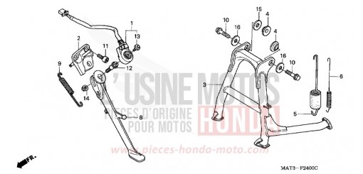 CAVALLETTO CBR1100XX3 di 2003