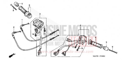 SWITCH/CABLE CBR1100XX5 de 2005