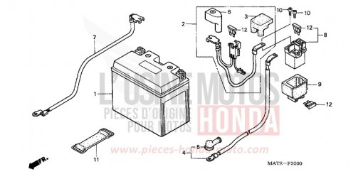 BATTERY CBR1100XX5 de 2005