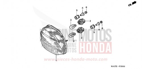 TAILLIGHT CBR1100XX6 de 2006