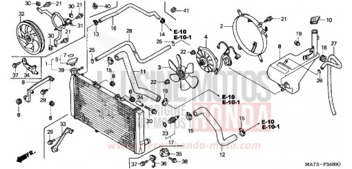 RADIATOR CBR1100XXY de 2000