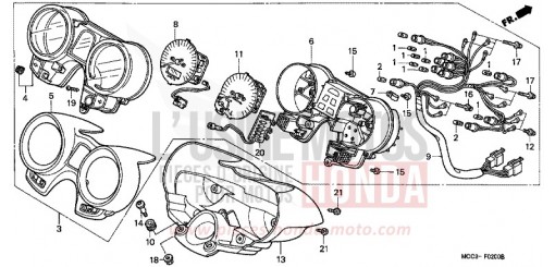 CONTACHILOMETRI CB1100SF1 di 2001