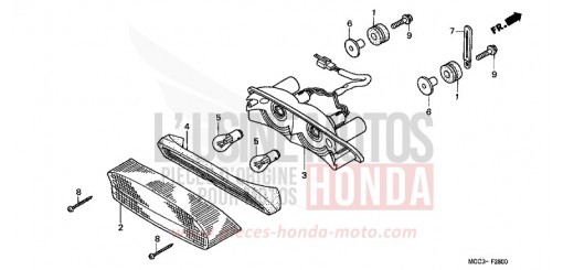 TAILLIGHT CB1100SF1 de 2001