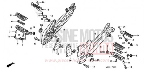 PEDANA CB1100SFY di 2000