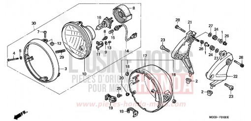 HEADLIGHT CB1100SFY de 2000