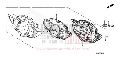 CONTACHILOMETRI VFR1200FDA di 2010
