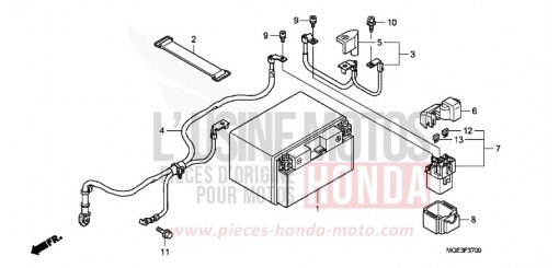 BATTERY VFR1200FDB de 2011