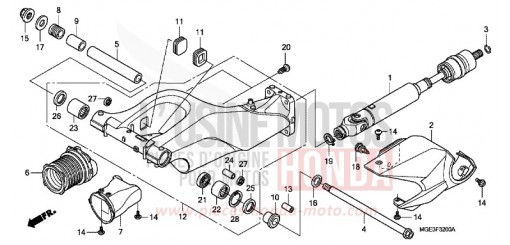 SWINGARM VFR1200FDC de 2012