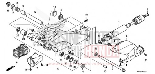 SWINGARM VFR1200FDF de 2015