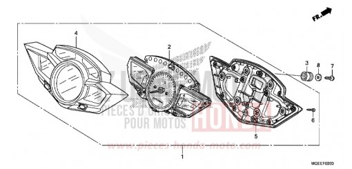 CONTACHILOMETRI VFR1200FF di 2015