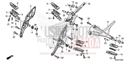 PEDANA VFR1200FF di 2015