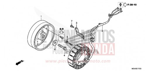 GENERATORE VFR1200XDC di 2012