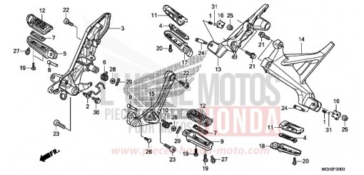 PEDANA VFR1200XDC di 2012