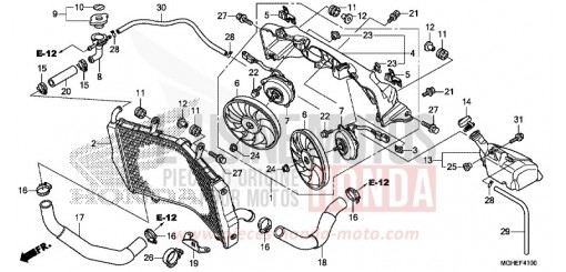 RADIATOR VFR1200XDE de 2014