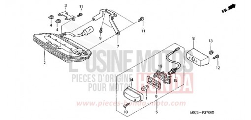 TAILLIGHT CB1300A5 de 2005