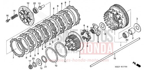 CLUTCH CB1300F3 de 2003