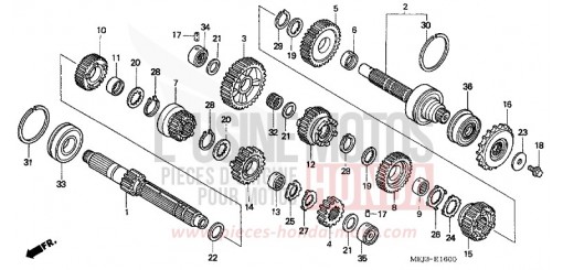TRANSMISSION CB1300SA5 de 2005