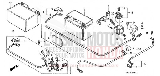 BATTERY CB1300SA5 de 2005