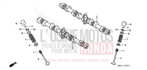 CAMSHAFT/VALVE CB1300SA5 de 2005