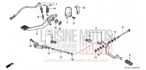 PEDAL ST13002 de 2002