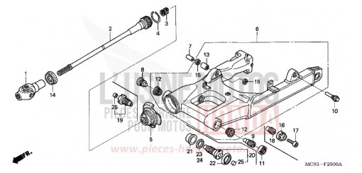 SWINGARM ST13004 de 2004