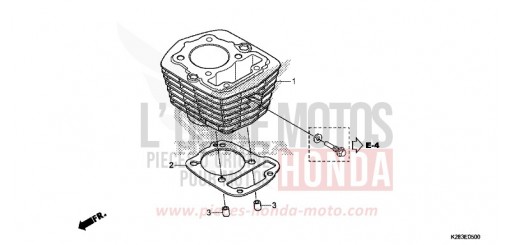 CYLINDER CRF125FH de 2017